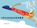 大学生安全知识宣传教育(PPT 45页)