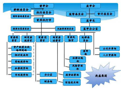 国内外投行组织结构案例分析