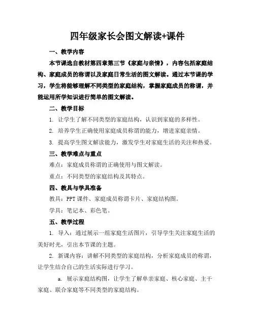 四年级家长会图文解读+课件