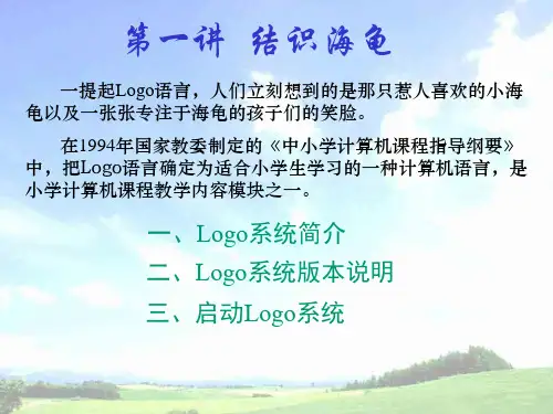 LOGO程序教学辅导