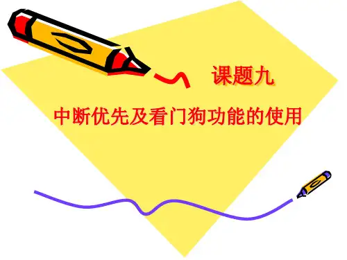 中断优先及看门狗功能的使用