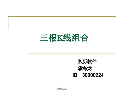 技术分析系列教程13--三根K线组合(蒲博函)PPT课件