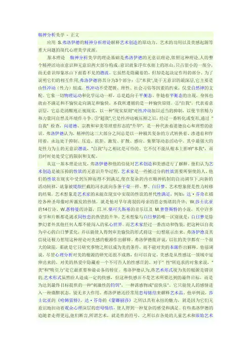 精神分析美学