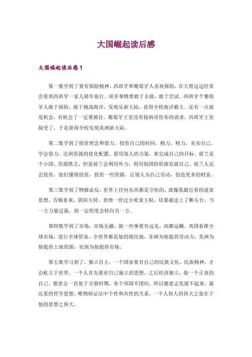 大国崛起读后感_1