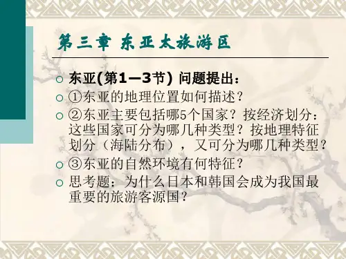 中国旅游客源国概况