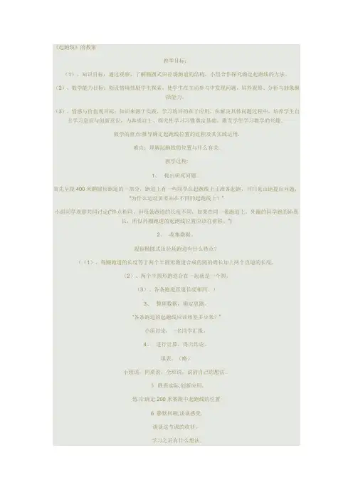 起跑线