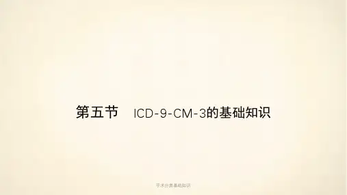 手术分类基础知识