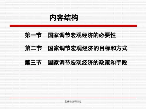 宏观经济调控定课件