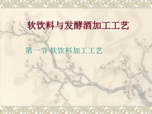 软饮料加工工艺