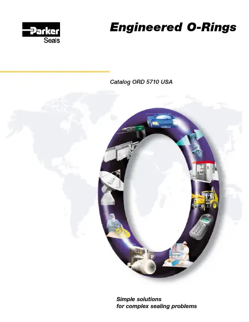 Engineered O-Rings Catalog ORD 5710 美国Parker O-Rin