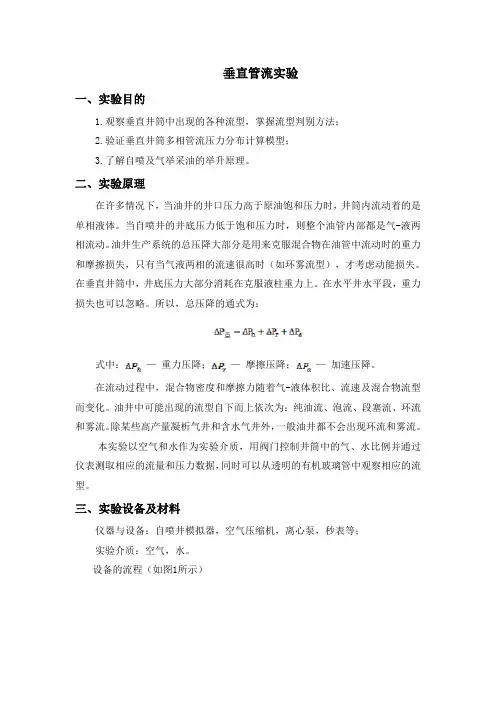 垂直管流实验