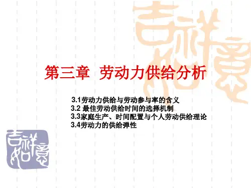 劳动经济学3