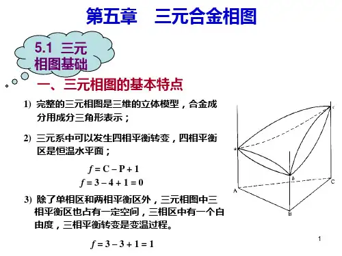 第5章  三元合金相图PPT课件