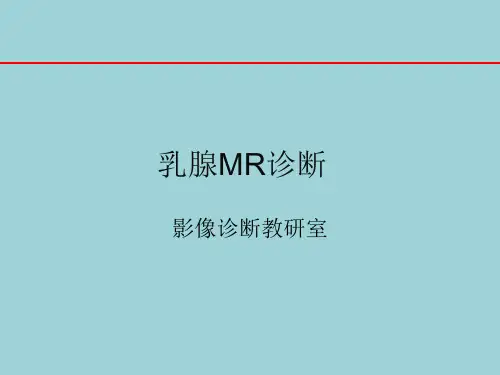 乳腺磁共振诊断
