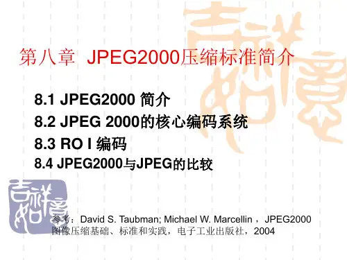 第八章__JPEG2000压缩标准简介