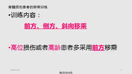 移乘训练轮椅技巧等.pptx