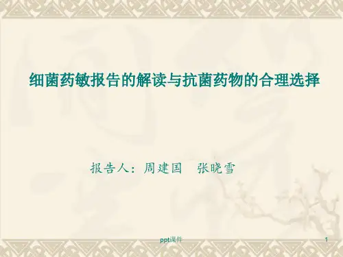 药敏试验  ppt课件