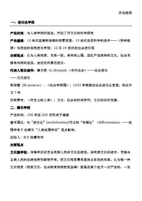 民族学流派