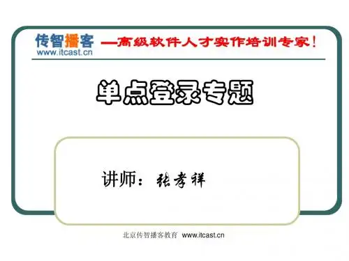 传智播客-张孝祥-单点登录