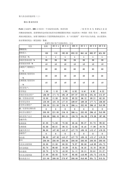 注册会计师讲义《财管》第八章企业价值评估03