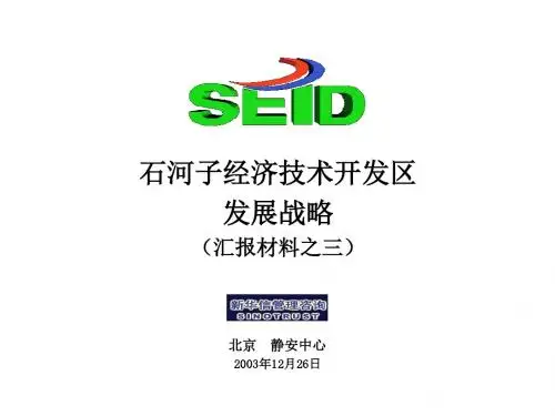 终期汇报3-开发区发展战略讲解
