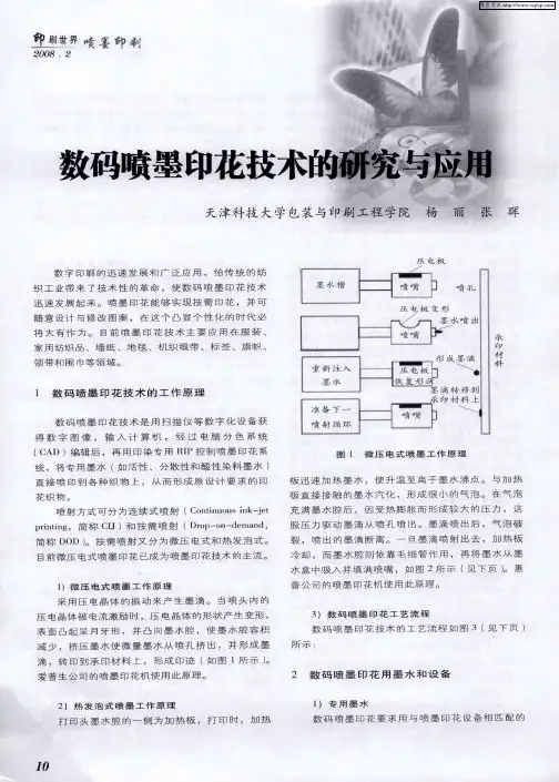 数码喷墨印花技术的研究与应用