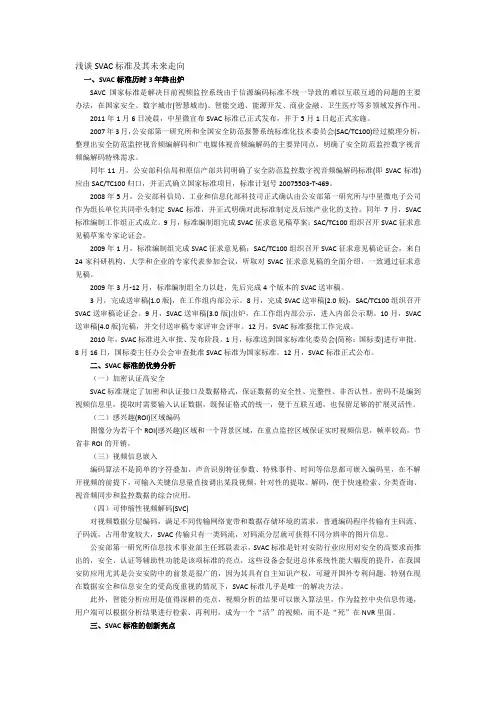 浅谈SVAC标准及其未来走向
