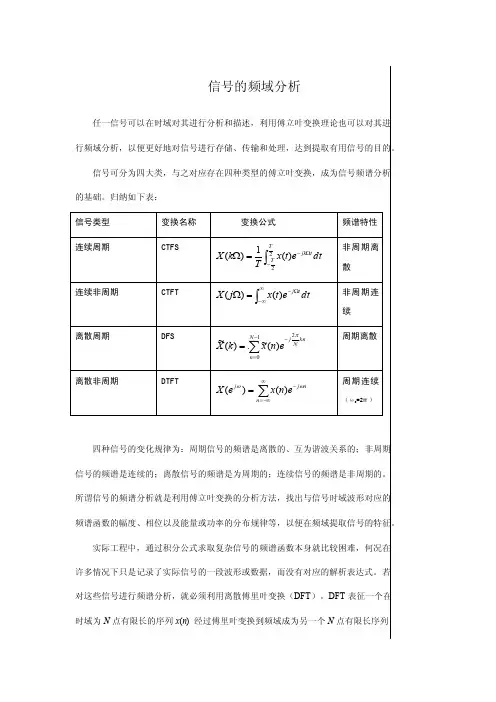 信号的频域分析