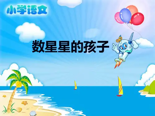 《数星星的孩子》教学课件 小学语文课件 小学二年级语文课件