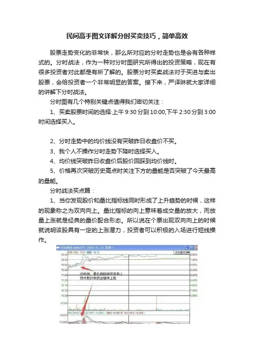 民间高手图文详解分时买卖技巧，简单高效