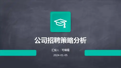 公司招聘策略分析