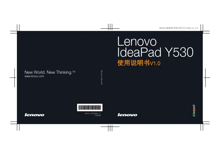 联想 IdeaPad Y530 使用说明书