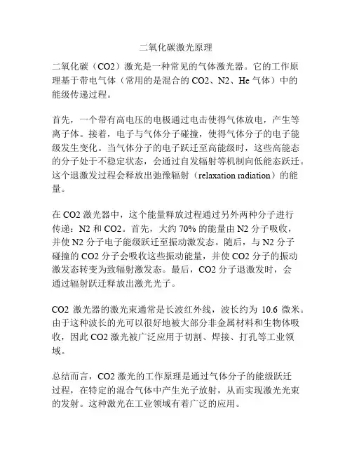 二氧化碳激光原理