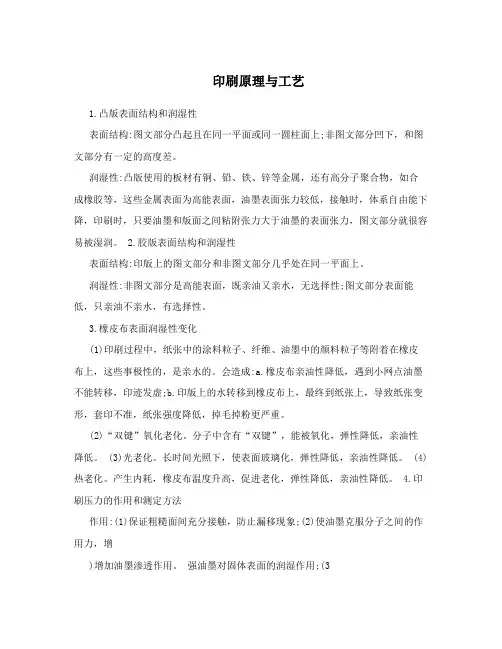 印刷原理与工艺