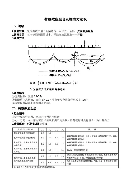 11-荷载效应组合