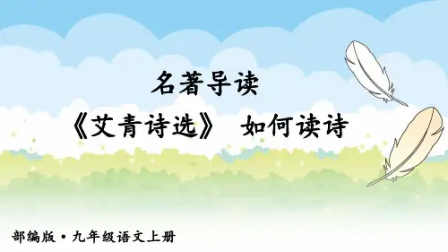 名著导读《艾青诗选》 如何读诗