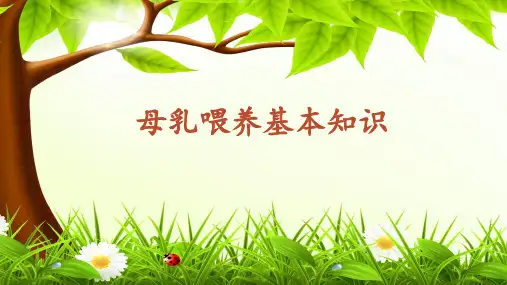 07母乳喂养基本知识