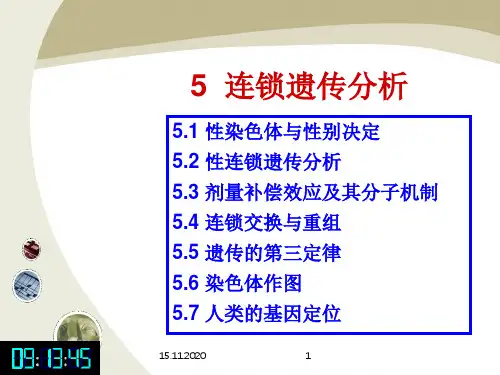 《连锁遗传分析》PPT课件