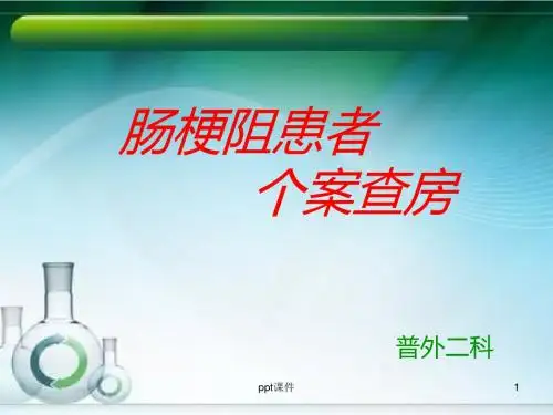 肠梗阻患者个案查房  ppt课件