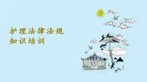 护士法律法规培训【35页】