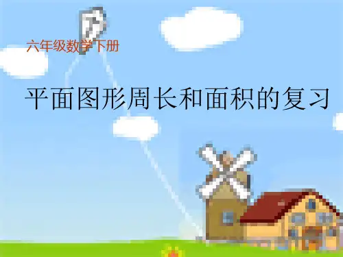 人教版小学六年级数学下册平面图形的周长和面积总复习-PPT课件
