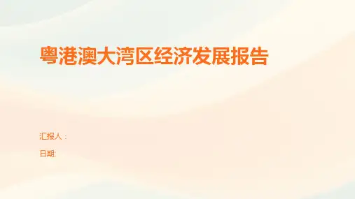 粤港澳大湾区经济发展报告