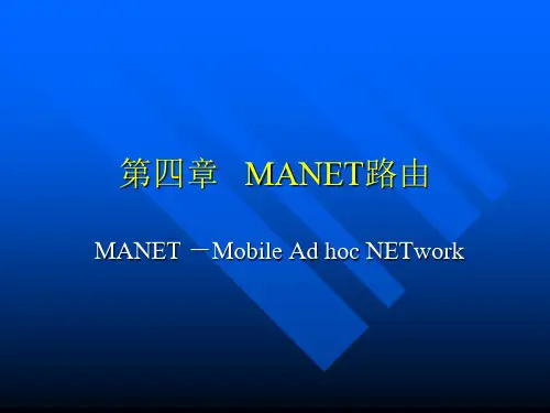 第四章__Ad_Hoc网络的路由技术PPT课件
