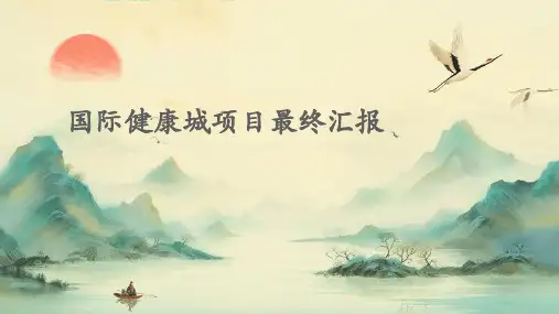 国际健康城项目最终汇报