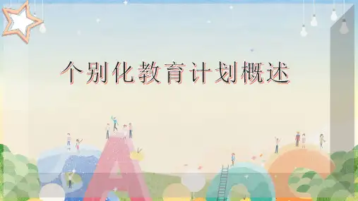 个别化教育计划概述