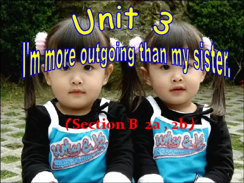 人教英语八上Unit 3 Section B  2a , 2b (共17张PPT)