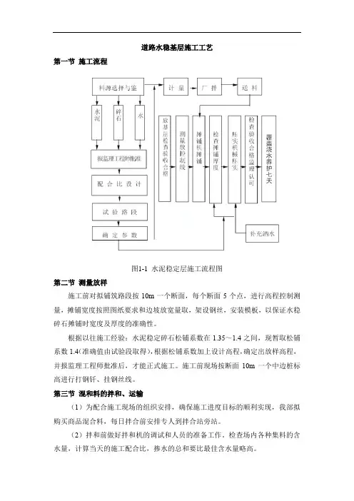 道路水稳基层施工工艺