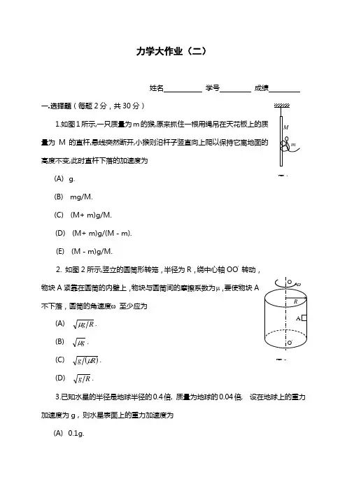 力学大作业(二)