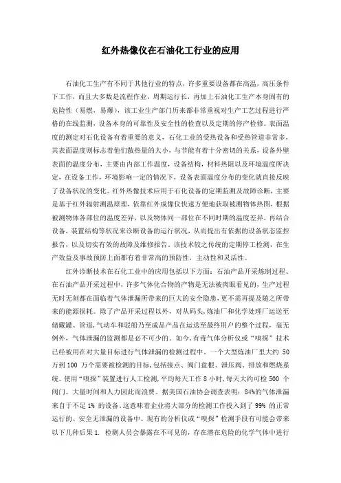 No.7-红外热像仪在石油化工行业的应用
