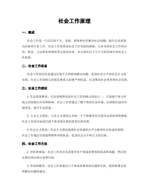 社会工作原理